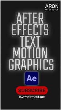 how to create stunning animated text effects in Adobe After Effects