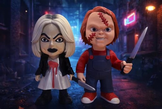 Tiffany and chucky 3d printed 😀 Creator of the 3d print @Mika3D_print Follow for more content and prints printed by me on my Facebook! 3D print slayer ❤️ #animated #3dprinting #follow #fyp