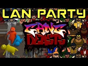 LAN Party Fights to the Death - Gang Beasts