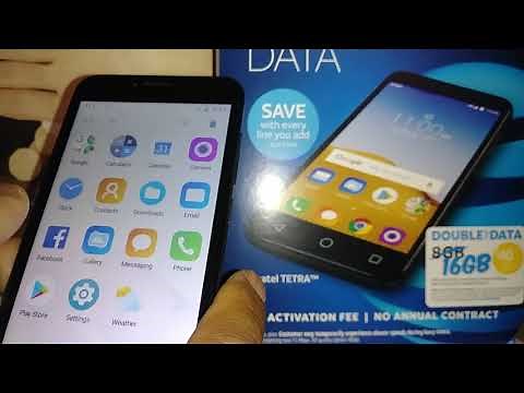Hard reset Alcatel Tetra 5041C how to unlock the screen with external keys