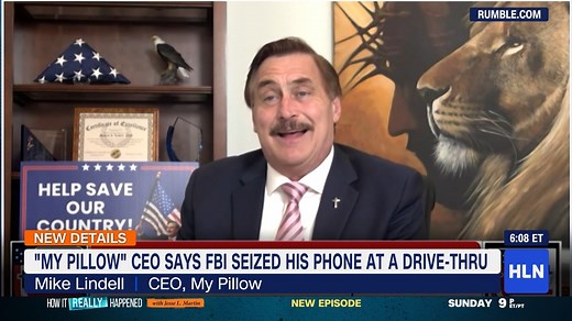 5.9K views · 200 reactions | Mike Lindell, CEO of My Pillow and prominent backer of former President Donald Trump's false voter fraud claims, said Tuesday the FBI served him with a grand jury subpoena for the contents of his phone as part of an investigation into a Colorado election security breach: https://cnn.it/3QCuZQ0 | HLN | Facebook