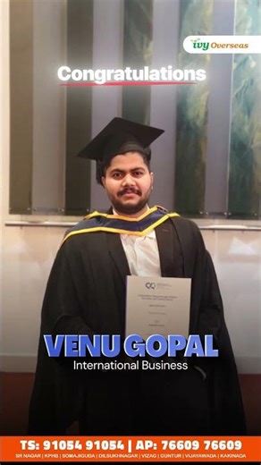 Ireland Graduation Success | International Business Management at NCI ( National College of Ireland)