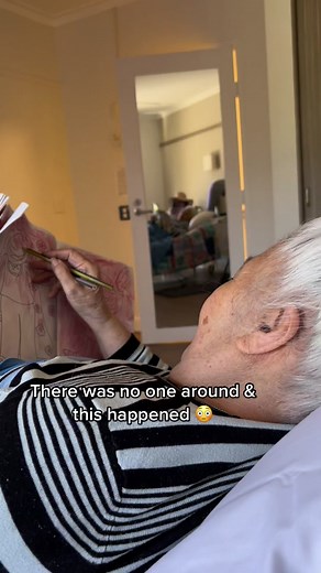 My sister works at a nursing home & she seen things that would make the fearful shake in their boots lol this happened the other day & today when visiting my Mama… #mama #dementia #fyp #ghost maybe? #fayevids #notscared