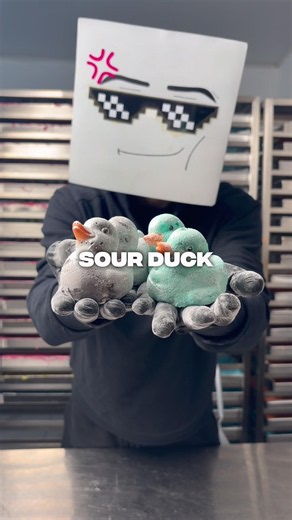 Let's make blind box sour duck secret‼️👀 #justfluff #marshmallow #marshmallowjustfluff