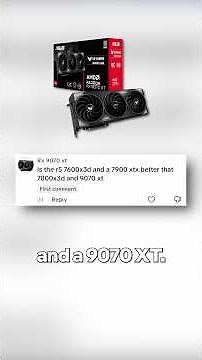 Should I get the RX 7900XTX or the RX 9070XT?