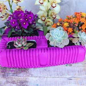 426K views · 8.1K reactions | Não jogue essa EMBALAGEM fora, faça um lindo vaso de flores!! | Aprendendo Artesanato | Facebook