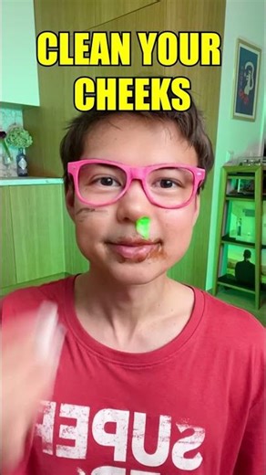 Splashy Face Wash Fun! 🌊✨ #KidsLearning #FaceWashing