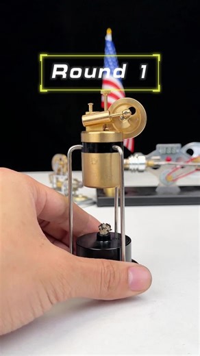 Which of three stirling engines is more popular?#engine #model #enginemodel #retroengine #stirlingengine #stirling