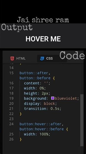 Modern Button Animation Using HTML & CSS 🔥 | Beginner Friendly Tutorial 2025