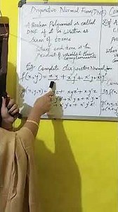 Complete Disjunctive Normal Form 🤩 B.Sc. Group -A Year-III Discrete Mathematics #example #maths