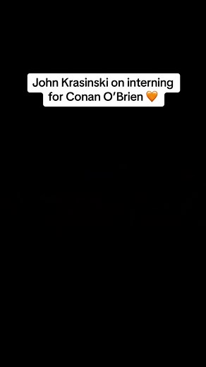 John Krasinski Interns for Conan O’Brien | Heartwarming Interview Story