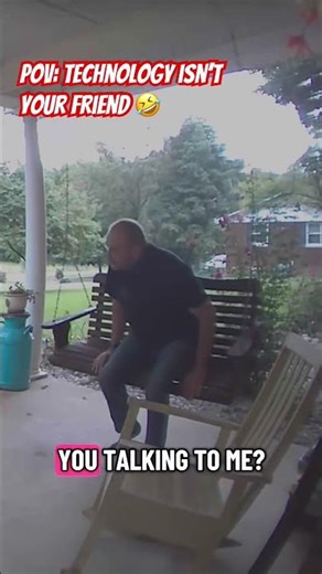 Doorbell prank that broke his brain #funny #viral #shorts