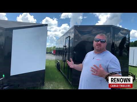 ⚡️Slanted V-Nose Enclosed Cargo Trailer | Spartan Cargo Trailers | Renown Cargo Trailers Reviews