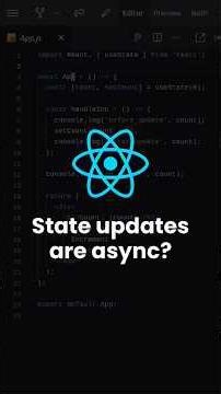 Why state updates are async? | #reactjs #javascript