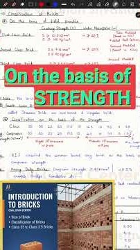 Classification of Bricks || First Class Brick, Second Class Brick etc.. || Heavy Duty Brick
