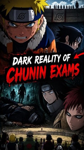 The Dark Reality of Chunin Exams💀🤯| #naruto #narutoshippuden #anime #animeshorts
