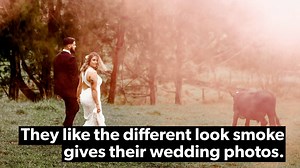 23K views · 31 reactions | #Watch: Brides are snapping up the smoke grenades that were imported to sell to paintballers. Brides, pregnant mums and others who want billowing smoke in the background of their photos have been snapping them up. ➡️ https://bit.ly/2Quhqba | Stuff | Facebook