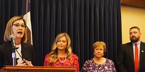 Gov. Kim Reynolds says improved testing scores prove states can take on federal education funding