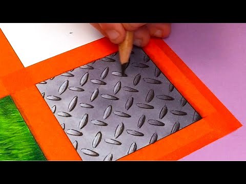 Drawing tutorial ✍️ 4 different textures ✨ #texture #drawing #tutorial #easymethod