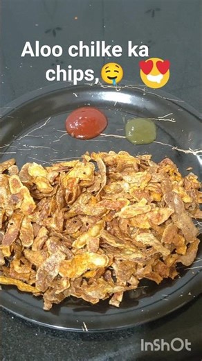 MasterChef Style Aloo Chhilka Chips 🤯 Crispy Potato Peel Snack 🔥