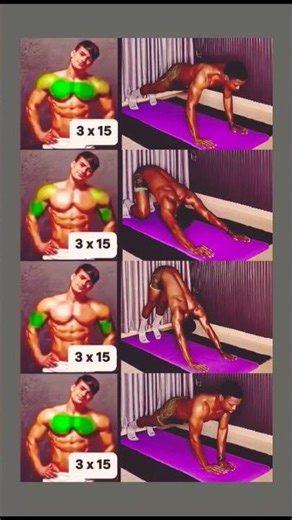 Upper Body Workout at Home 🔥 | Chest, Arms & Shoulders | No Equipment | Beginner Friendly #fitness
