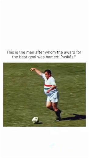Daily Reel / on Instagram: "Ferenc Puskás is an eternal football legend. Born in Budapest in 1927, he shone with the club Honvéd and the Hungarian national team (the "Golden Team"), winning the Olympic gold medal and reaching the 1954 World Cup final. He was famous for his golden left foot, which recorded staggering numbers: 357 goals with Honvéd and 84 international goals. ​He then moved to Real Madrid after the Hungarian Revolution to form a terrifying duo with Di Stéfano, achieving five Spani