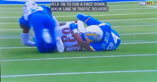 3rd and 16 - who do you look for? Whomever Benjamin St. Juste is covering - In this case, it’s Jalyn Lane for the 3rd down conversion! #HTTR #WeLikeytheJuste | Commanders Hub