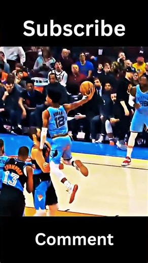 Ja Morant’s Legendary Poster Dunk Over Kevin Love! 🏀🔥 #nba