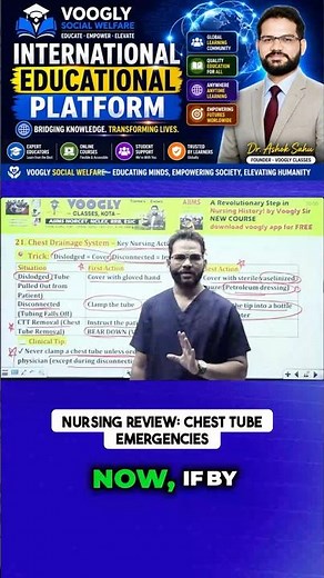 Chest Tube Emergencies: Critical Steps for Nursing Success