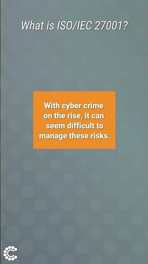 What Is ISO 27001? | ControlCase #iso27001 #isocertification #cybersecurity