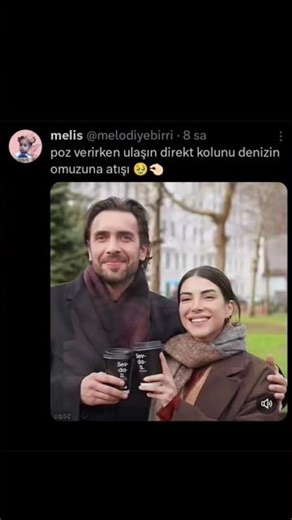 poz verirken ulaşın direkt kolunu denizin omuzuna atışı🤍 #ulden #denizbaysal #ulaştunaastepe