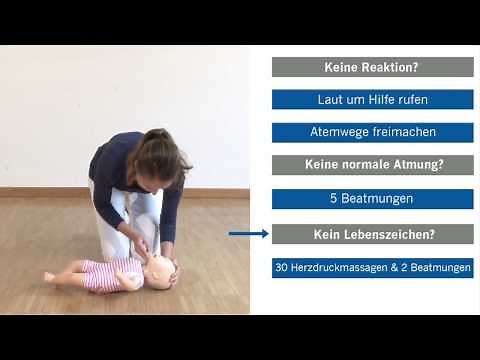 Erste Hilfe am Kind | Wiederbelebung/Reanimation bei Säuglingen und Kindern