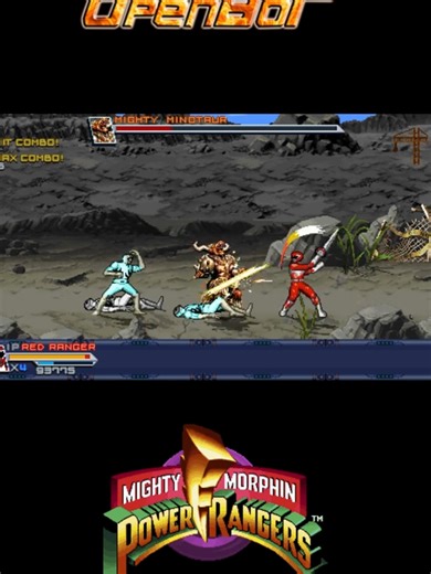 Power Rangers It's Morphin Time - OpenBor #powerrangers #beatemup #indiegames #games Full Gameplay on YouTube Channel
