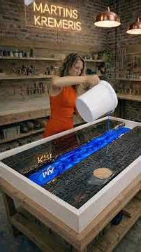 River Epoxy Table Build | Stunning Resin Wood Table Timelapse