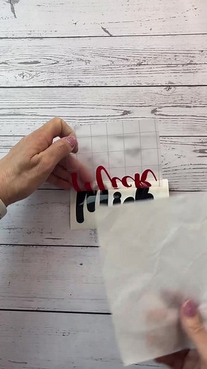 Quick layered decal. Red and black ❤️🖤 #vinyldecals #cricut #personalised #heartdecals #cricutprojects