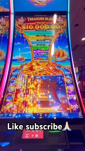 FLEET TREASURE BLAST. Feature bonus goes off 🎂 sweet double jackpot #slots #gamble