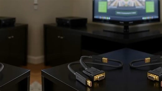 带供电的VGA转HDMI转换器，让电脑连接设备超高清