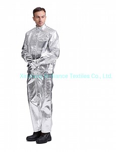 [Hot Item] Certified Aluminized Flame Resistant 1000c Suit Fire Protection Smelting Suit