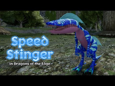 🐲 New Dragon: Speed Stinger - Showcase | Dragons of the Edge (Fan Game) Gameplay #3