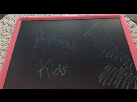 Bravokids Toys for 3-6 Years Old Girls Boys, LCD Writing Tablet 10 Inch Doodle Board, Electronic