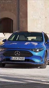 2026 Mercedes-Benz CLA 250+ Shooting Brake – Sheer Blue Metallic #ev #mercedes #automobile