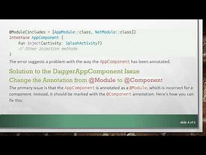 Resolving the Issue of Unresolved Reference: DaggerAppComponent in Kotlin