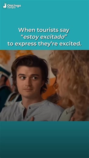 OlaLingo | One of the most common mistakes non-native speakers make: 🚫 “Estoy excitado” ✅ “Estoy emocionado” In Spanish, excitado usually means... | Instagram