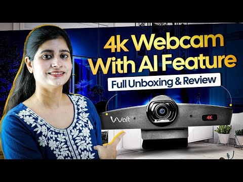 🔥 Best 4K AI-Powered Webcam for Teaching, Streaming & Meetings!📦😍