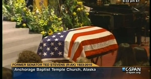 Senator Ted Stevens Funeral Service