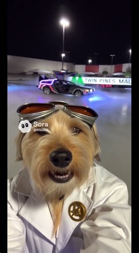 Doc Ruby Gets The Time Machine Ready For Marty McCody! #backtothefuture #doggies #puppies