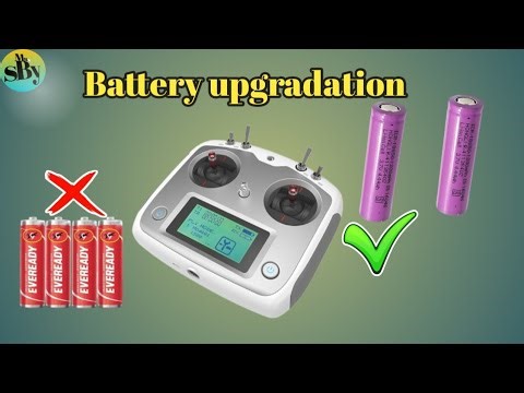 How To Replace FS-i6s Radio Transmitter Battery || AA To Lithium Battery