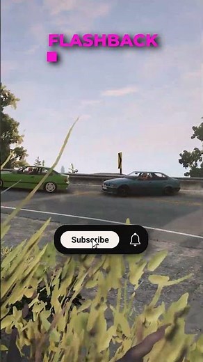 BMW E36 Crashes FLASHBACK ⚡️ 😱 BeamNG Drive. #shorts #beamngdrive