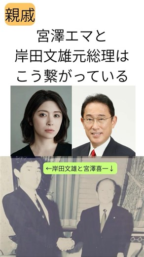 Emma Miyazawa is also related to former Prime Minister Fumio Kishida! #KiichiMiyazawa #Politics #...