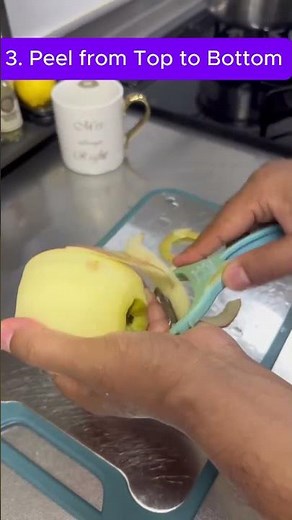 🍎 You've Been Peeling Apples Wrong! 😱 The Easiest Apple Peeling Trick